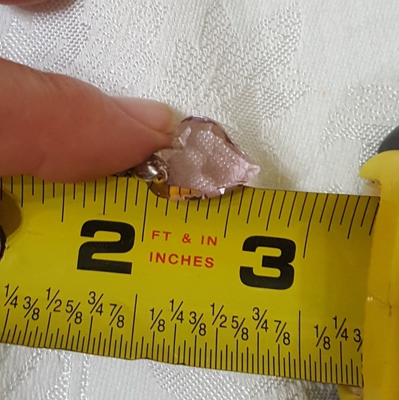 NWOT SWAROVSKI CRYSTAL HEART PENDANT WITH CHAIN - Picture 5 of 5